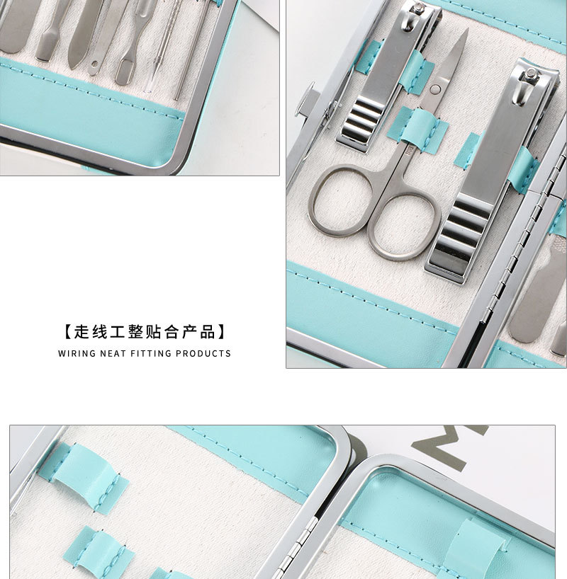 New white nail clipper set, large nail clippers, home beauty, manicure and nail care tools complete set wholesale stock shanilak pic 7