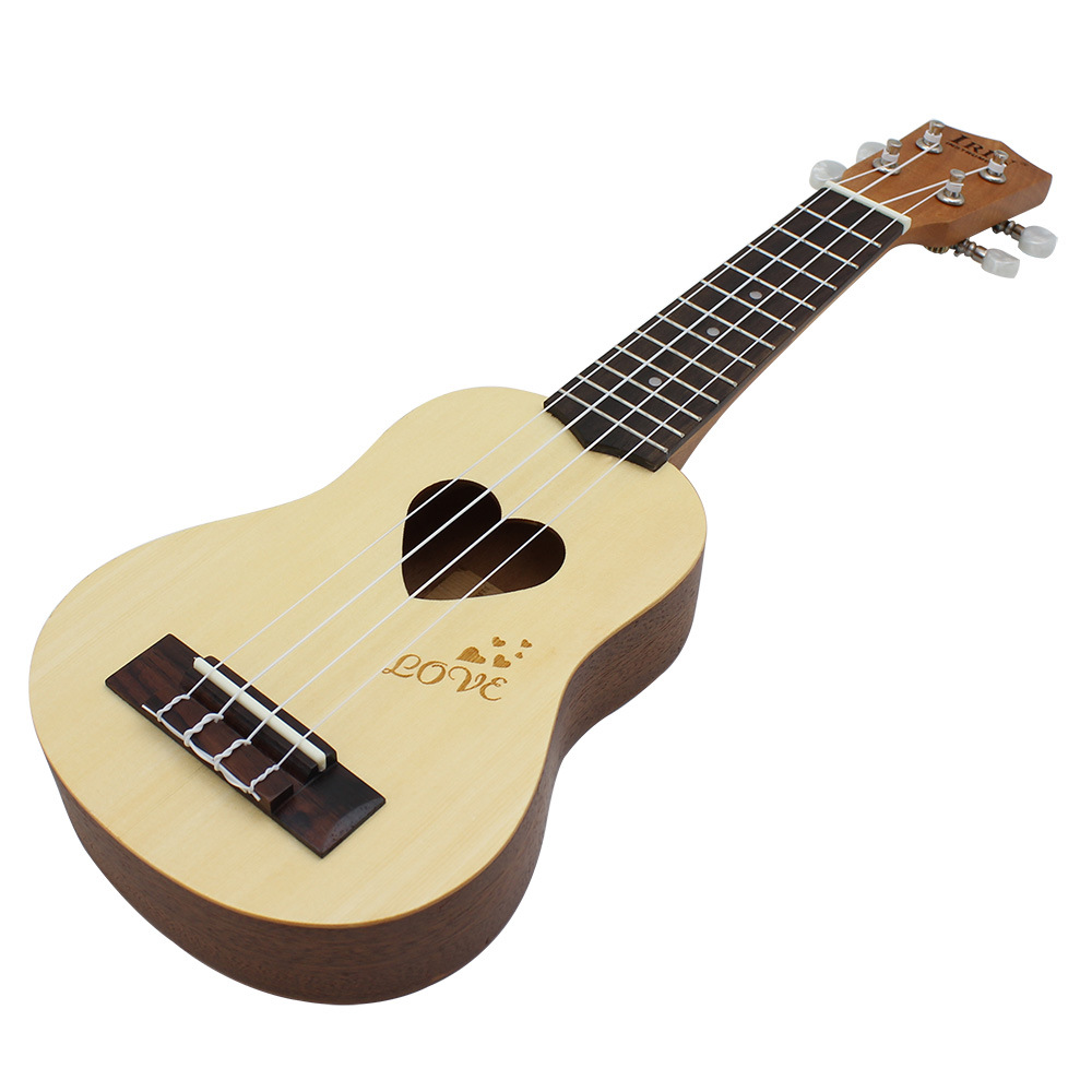 Оптовой IRIN17 ykulele heart в форме сердца укулеле, пара ukulele, дебютная четырехструнная гитара pic 10