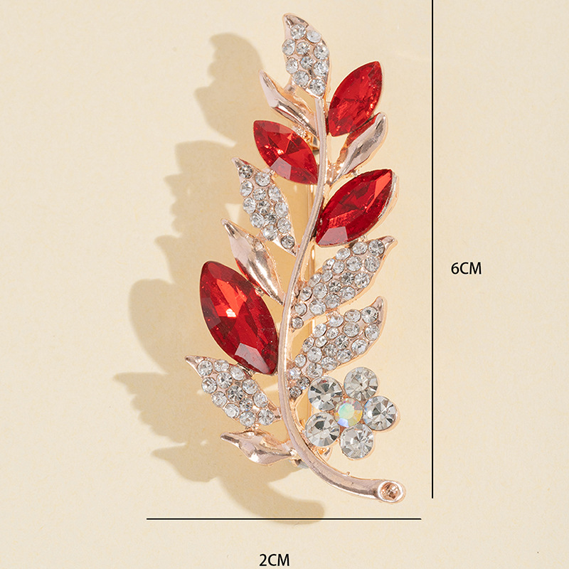 Flower brooch, elegant and feminine, anti-glare brooch, suit coat, fixed pin, collar pin, clothing accessory pic 3