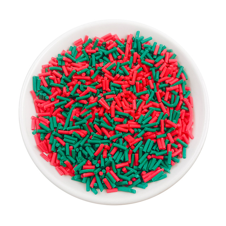 50g artificial soft clay long strip sugar granules packaging, food and play chocolate, handcrafted material, cream glue decorated soft clay granules pic 30