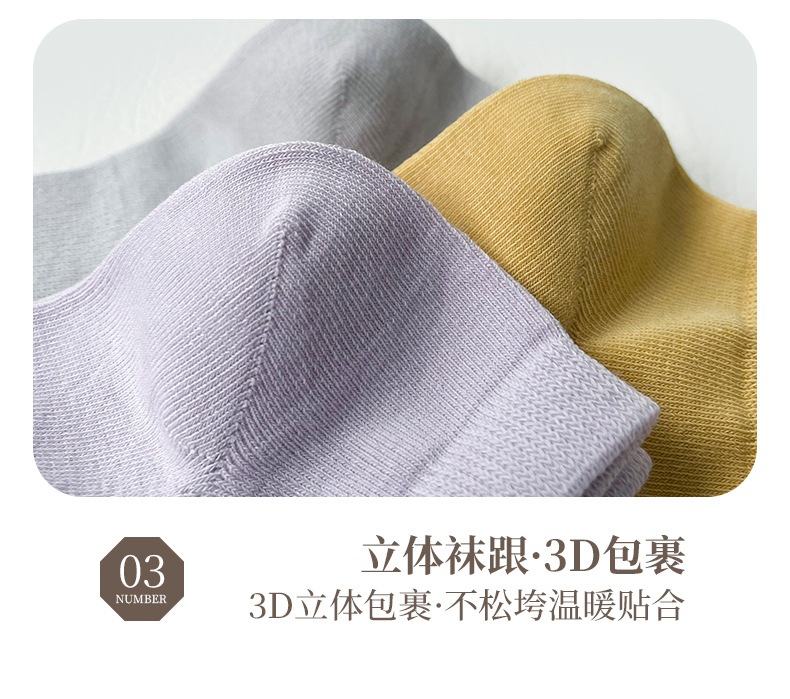 夏季女士短袜抗菌防臭网眼吸汗透气抗起球防掉跟马卡龙针织袜子女详情17