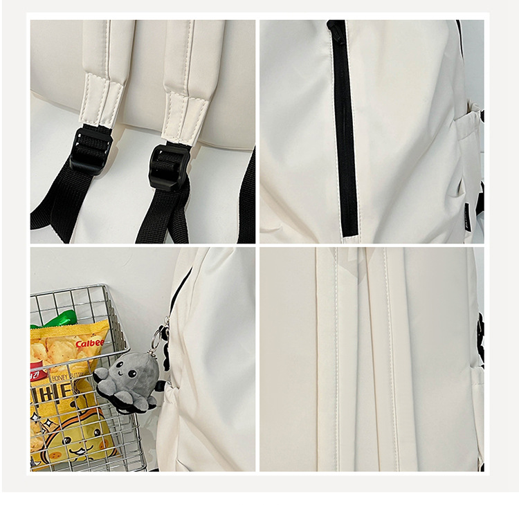 双肩包男轻量化徒步登山包高中学生外出旅游书包休闲轻便小背包女详情28