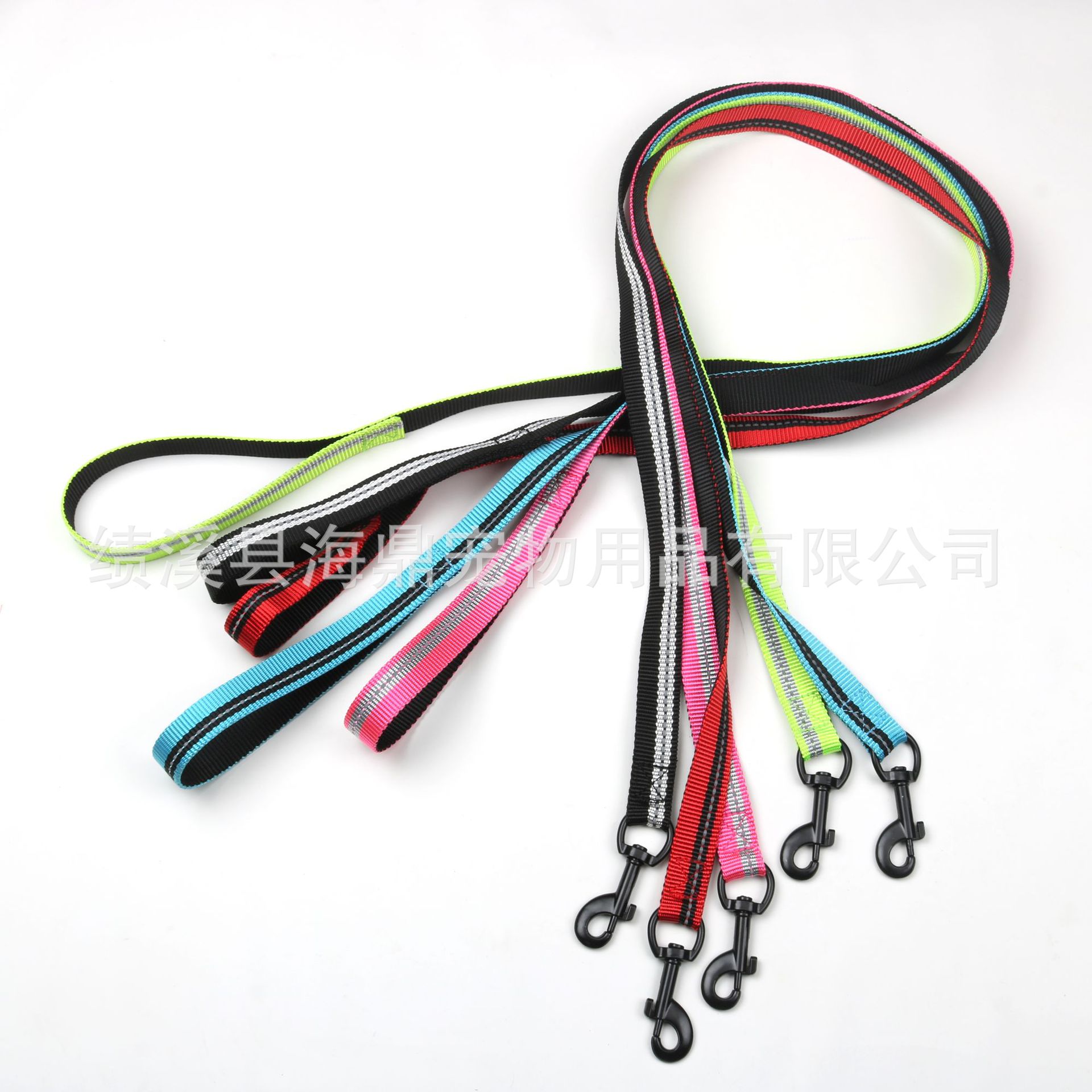 Pet single-line reflective silk dog leash, nylon leash, chest and back strap, small and medium-sized dog walking leash, dog chain, collar pic 8