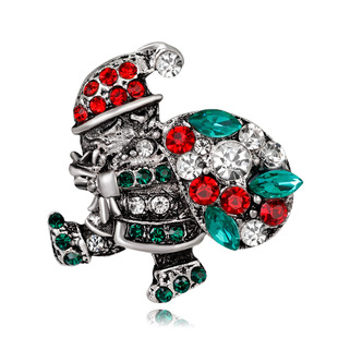 New Christmas collection brooches, fashionable and exquisite diamond-encrusted candy walking stick pins, brooches, and Danbi accessories pic 6