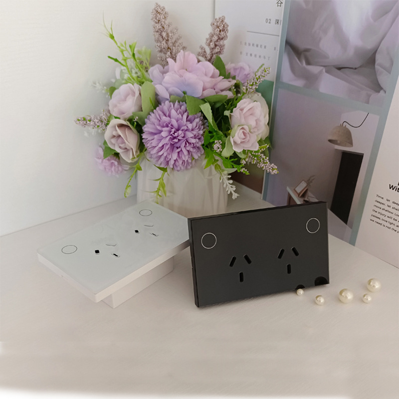 Zigbee Australian-Argentina specification SAA-certified smart switching power supply 120 socket glass panel pic 11