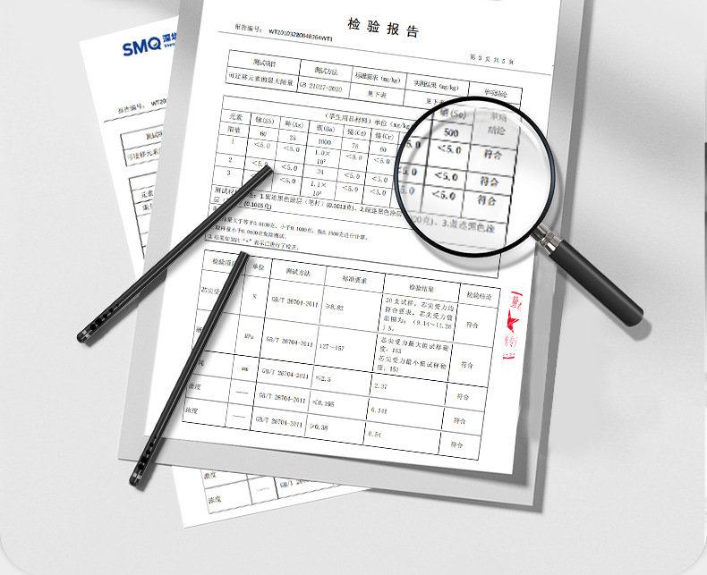 鸿星文具黑木铅笔 光亚结合热转印沾顶德国芯铅笔 盒装圆杆HB铅笔详情6