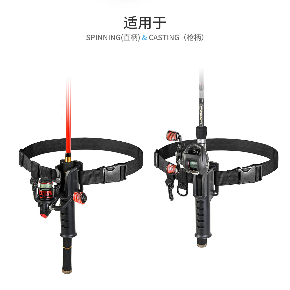 28157 LEO/ Leou [Fishing Rod Belt and Rod Support Frame] Portable Lull Waist Support fishing Gear wholesale pic 5