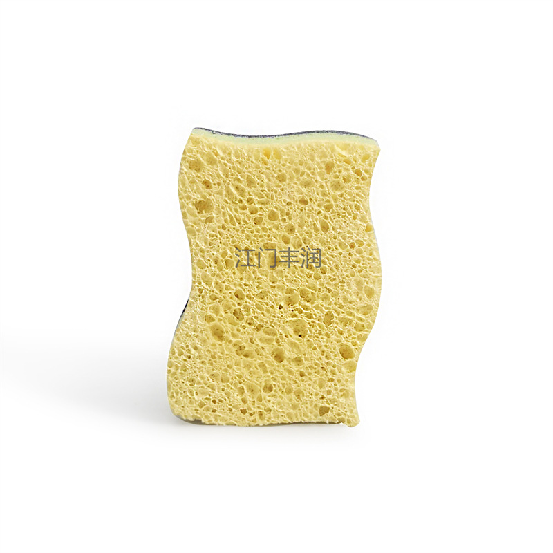 Wood pulp cotton scouring pad, absorbent cloth, double-sided kitchen cleaning, non-stick pan, dishwashing brush, sponge wipe, kitchen cleaning wipe pic 12
