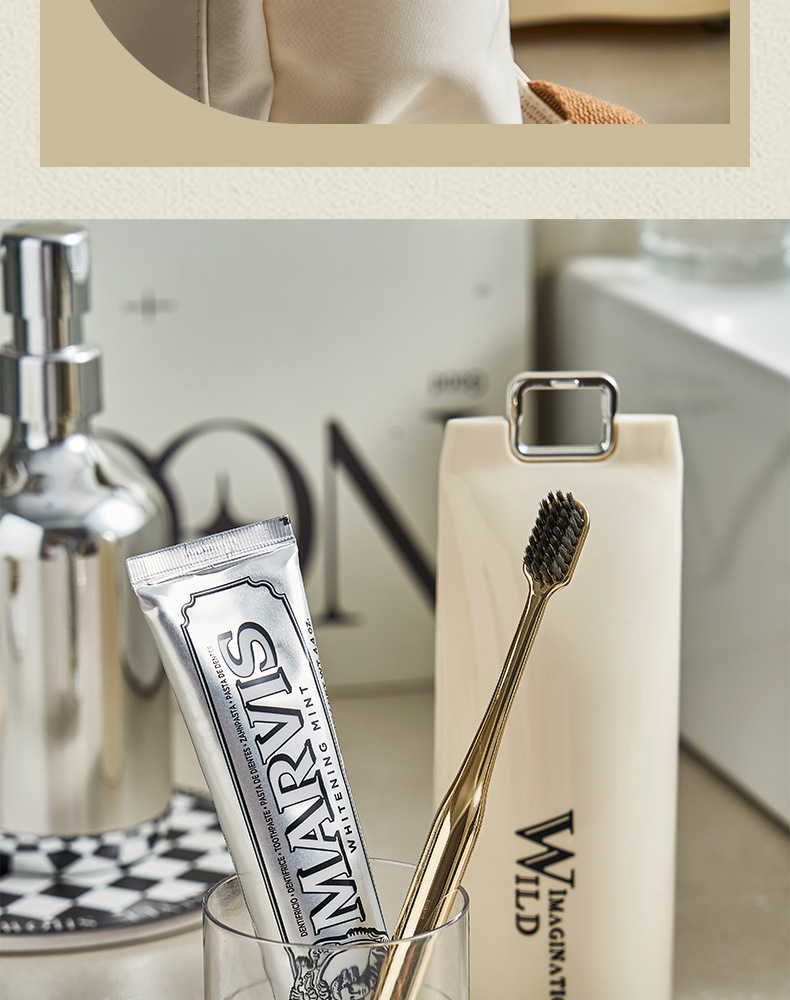 旅行洗漱牙具盒 旅游牙刷牙杯套装 便携式高颜值漱口杯牙膏收纳盒详情8