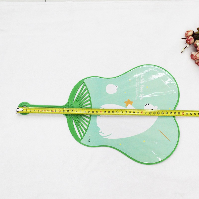 Cartoon cute fans, large banana leaf fans with handles, round fans, plastic large paper fans, 2 yuan, department store wholesale, street stalls, street stalls, street stalls pic 2