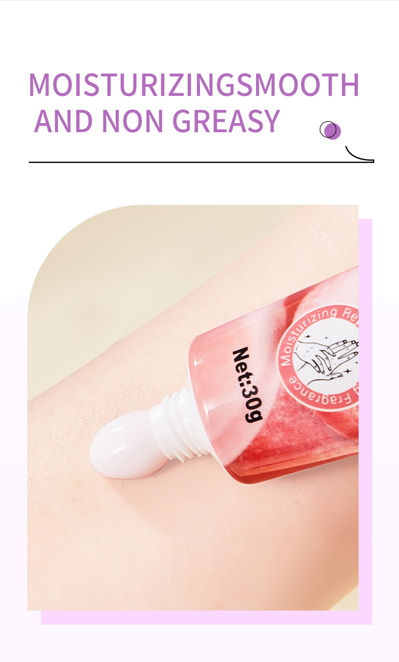 [versión en inglés de comercio exterior especial] crema de mano perfumada de frutas 5 bolsas conjunto de crema de mano al por mayor pic 8