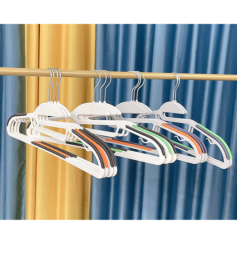Fish-mouth plastic clothes hanger anti-slip strip clothes hanger, household organization, storage, drying, dry and wet dual-purpose clothes hanger manufacturer wholesale pic 27