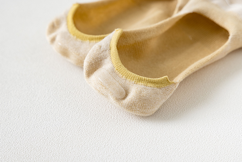 新款女隐形春夏女士袜子纯色防掉跟隐形袜点胶空调袜室内袜脚底袜详情15