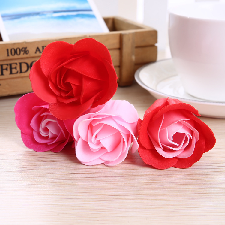 4朵玫瑰香皂花套装 七夕情人节公司活动促销礼品礼物生日跨境礼品详情12