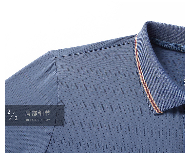夏季中老年翻领半袖t恤男宽松休闲中年爸爸夏装短袖POLO衫男上衣详情15