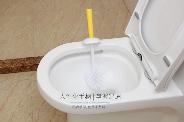 Factory direct sales of toilet brushes with seats, white printed plastic cleaning brushes, toilet brush sets, toilet brush sets pic 8