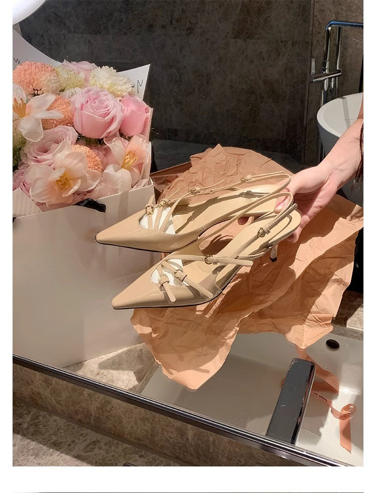 时尚真皮女鞋气质单鞋凉鞋女一字带尖头高跟鞋细跟女鞋2024春夏季详情12