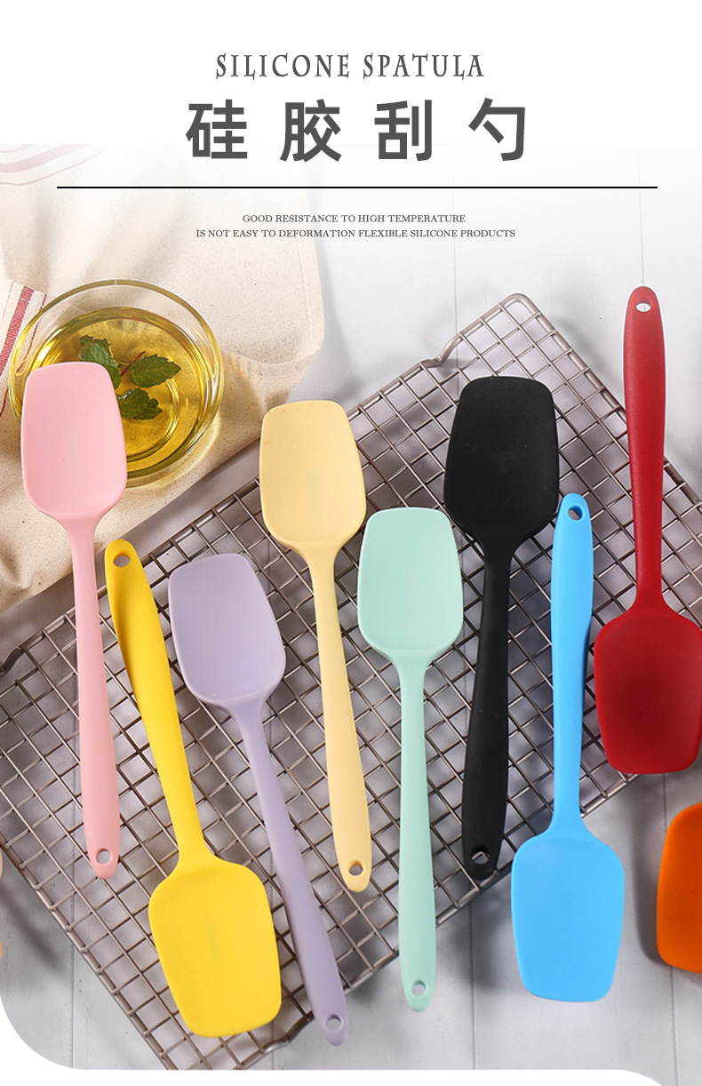 Xuanjun silicone scraper, integrated scraper, large T-shaped scraper, cream scraper, scraper can be customized in style and color. We support consignment pic 2