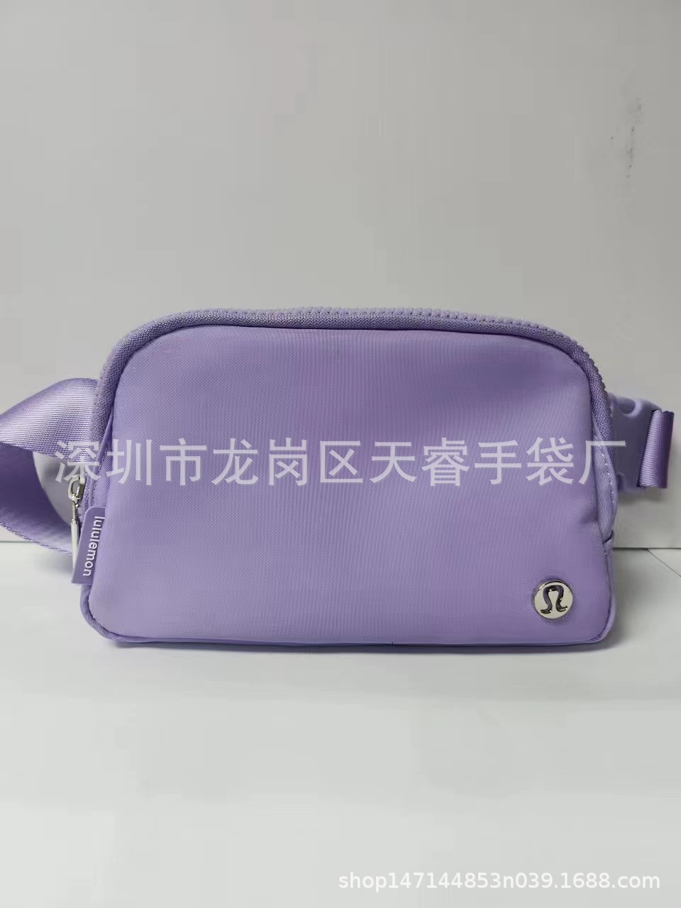 lulu新款时尚户外运动健身腰包跑步手机收纳包黑色多功能户外露露详情8