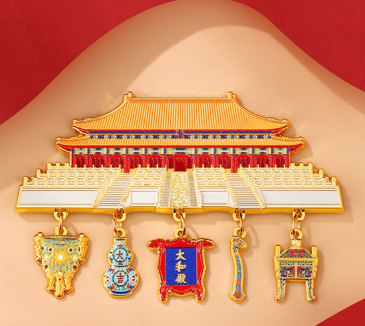 故宫文创太和殿冰箱贴磁贴博物馆文创北京旅游纪念品礼物详情8
