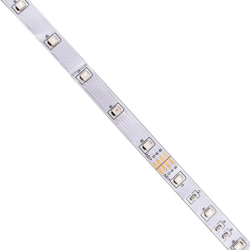 LED2835RGB soft light 12V54 light bare board engineering type light strip RGB seven-color advertising decorative flexible light strip pic 2
