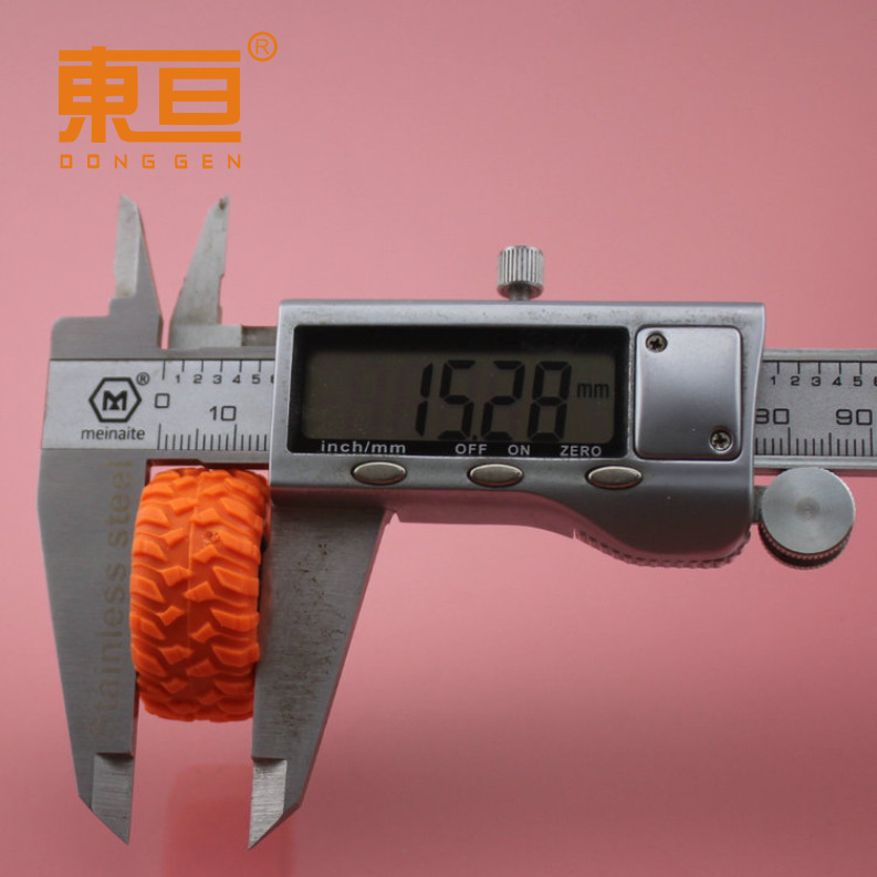XJ332AH black and orange rubber-coated wheels, rubber wheels, toy wheels, toy accessories, technological building block parts pic 4
