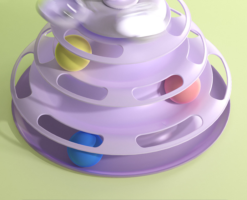 New pet toys: Cat spinning wheel, windmill, mint, feather, cat toy stick, track, play plate, cat toy pic 9