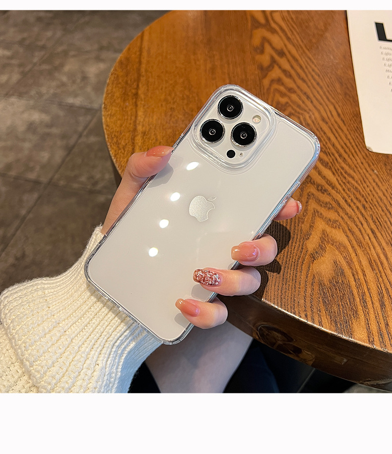 Non-yellowing, suitable for iPhone 15 phone cases, transparent iPhone 15 Pro hard cases, and iPhone 14 phone cases pic 15