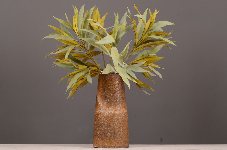 Dongli Flower Industry offers wholesale of artificial double-sided leaves, antler leaves, silver birch leaves, green plants, artificial green plants, indoor living room soft decoration, flower arrangement and matching materials pic 14