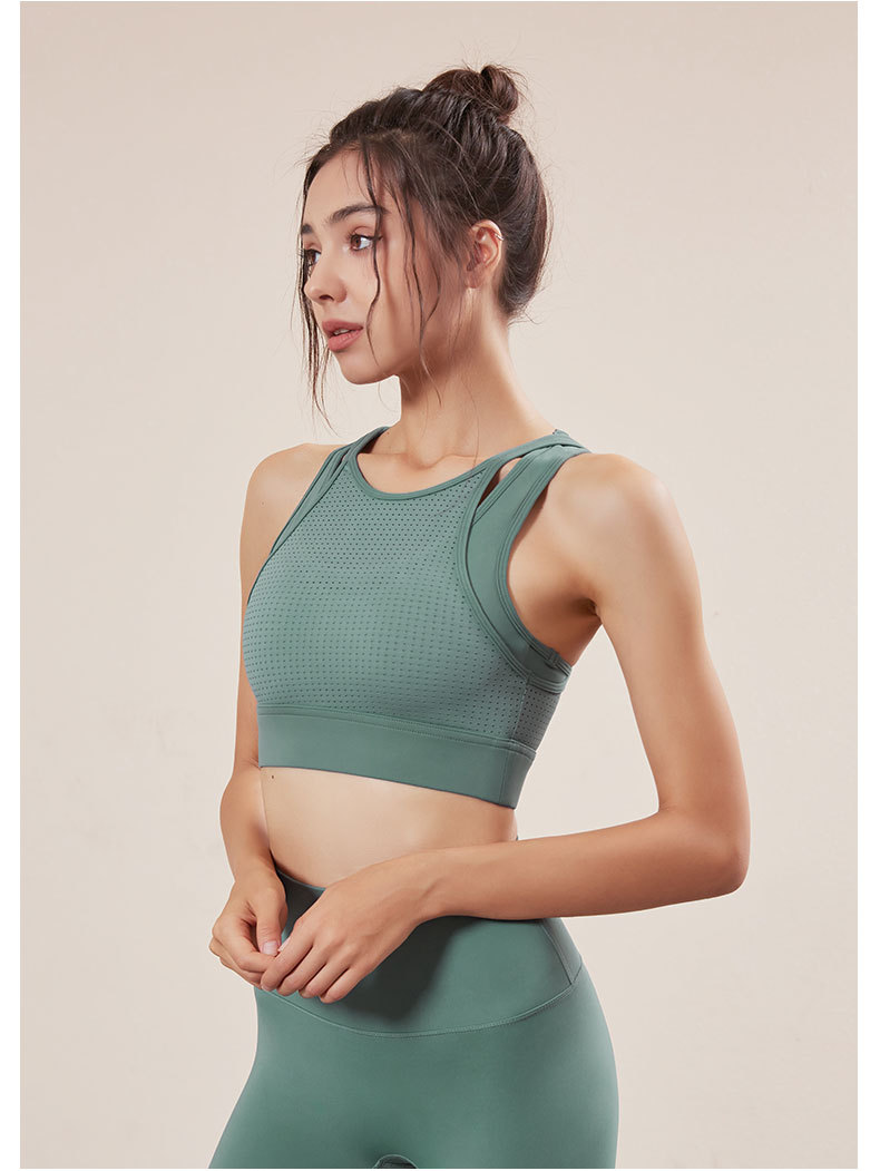 春夏新款运动内衣女减震跑步聚拢文胸健身背心lulu外穿瑜伽服上衣详情13