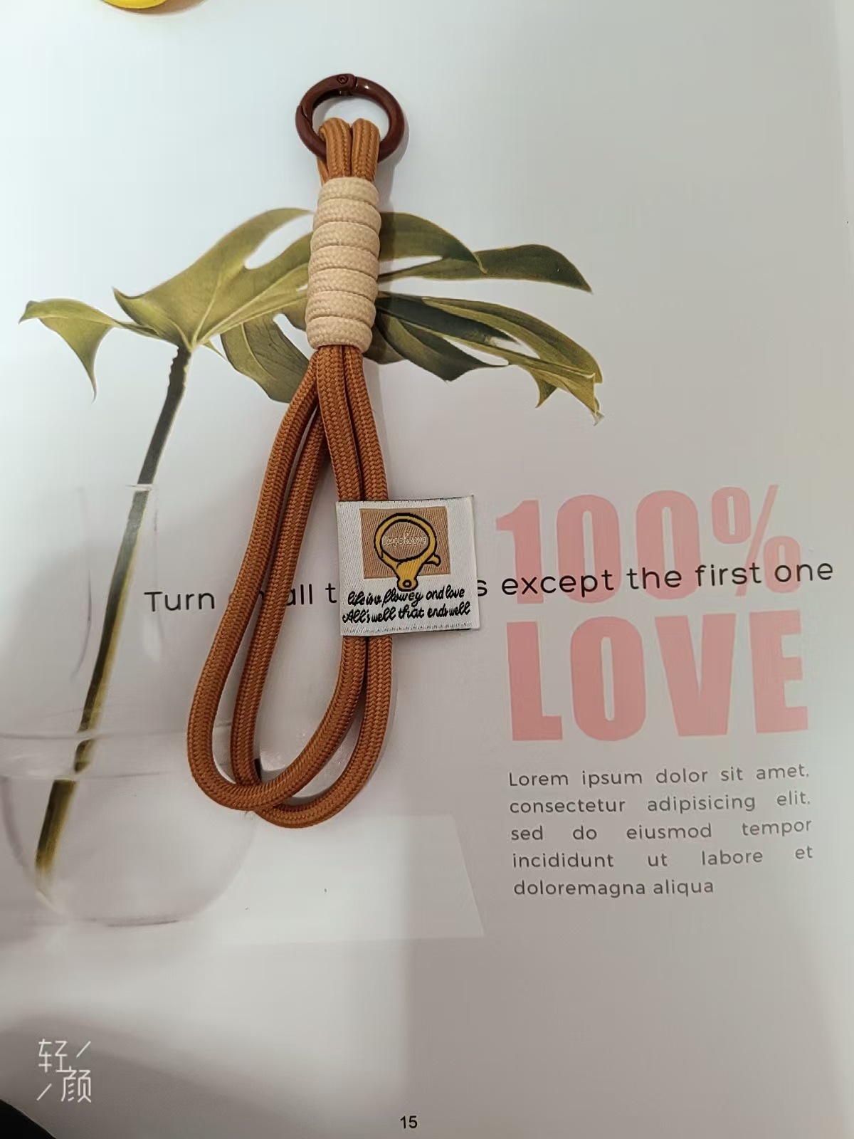 跨境网红厂家直销涤纶手机挂绳 水杯挂饰饰品挂绳 多尺寸背包挂绳详情10