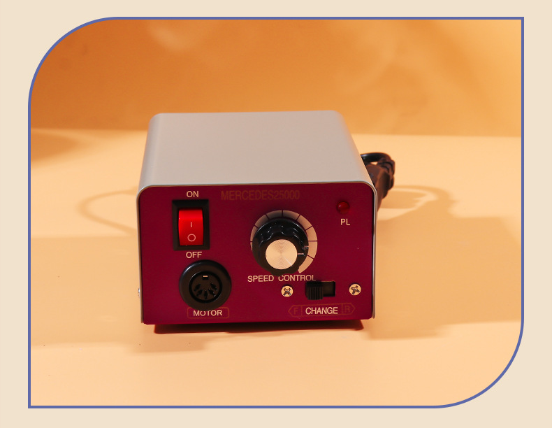 The new 25000 nail polish grinding and polishing machine is a special electric nail grinder for nail salons, used for removing dead skin and nails pic 10