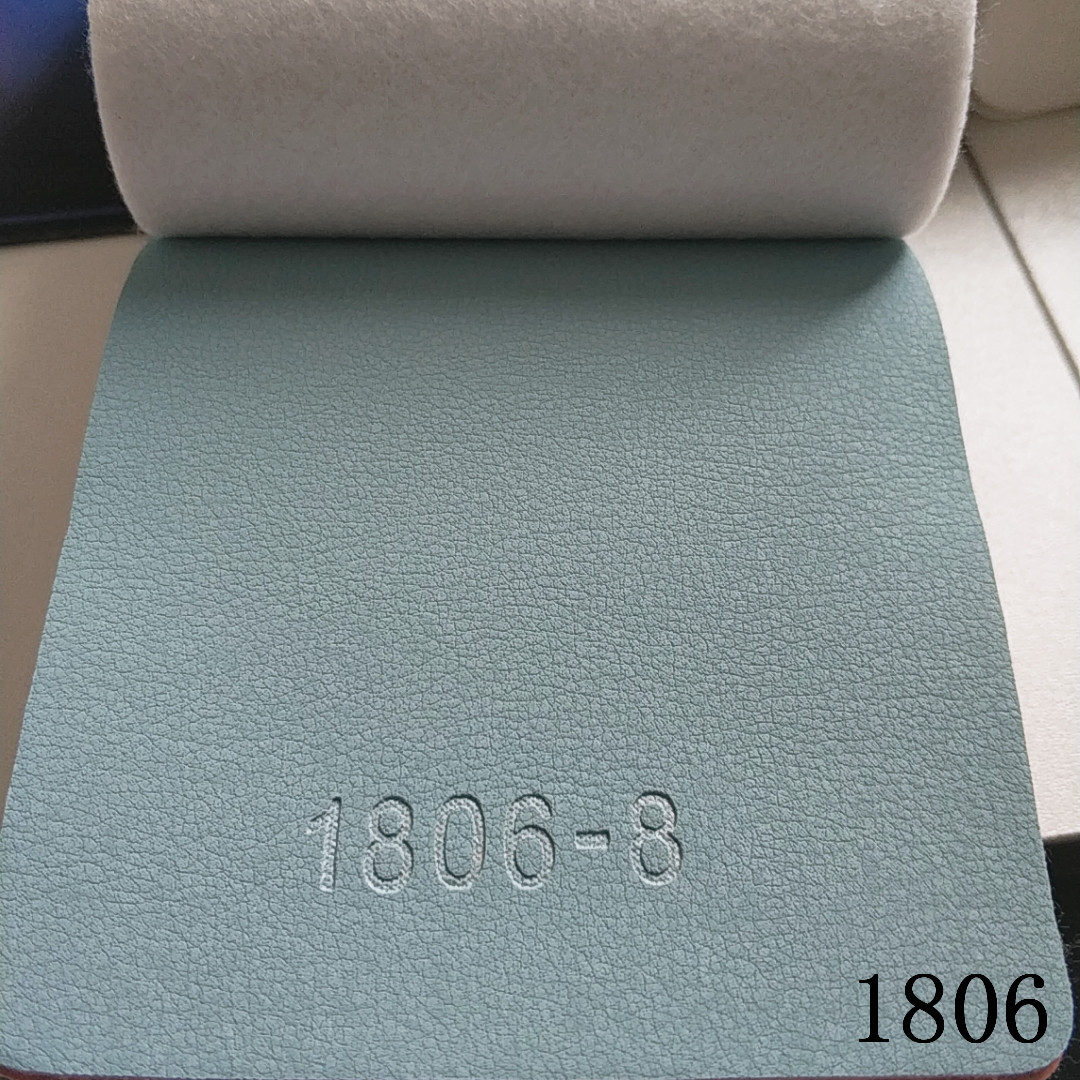Solvent-free leather PU material, car seat cushion leather, sofa and bag velvet bottom material, single-sided leather fabric pic 11