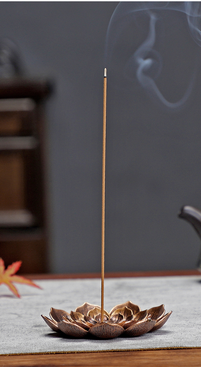 Alloy incense stick, wire incense stick, wire incense burner, aroma diffuser, three-treasure incense stick, lotus incense stick, multi-hole incense stick, decorative item, creative burner pic 8