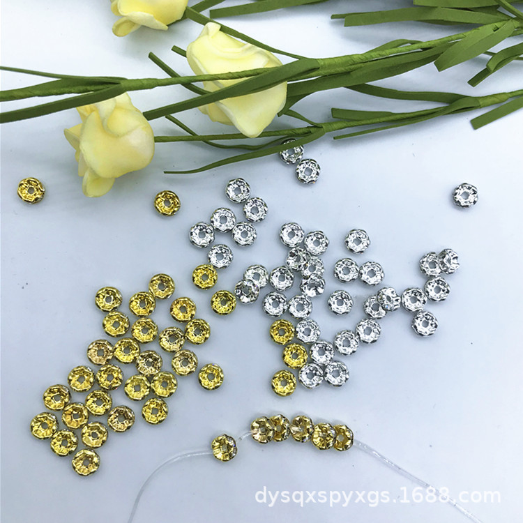 DIY jewelry accessories, iron-edge diamond ring necklaces, bracelets, shoes, clothing accessories, factory direct sales pic 3