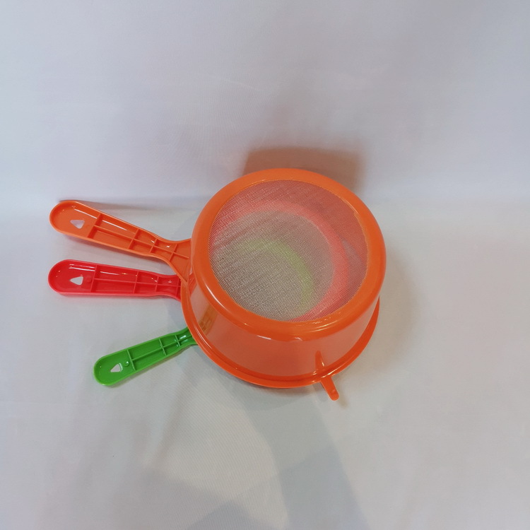 Flour sieve, soy milk filter, residue filter, fine strainer, kitchen household plastic screen, 30-mesh baking tools pic 8