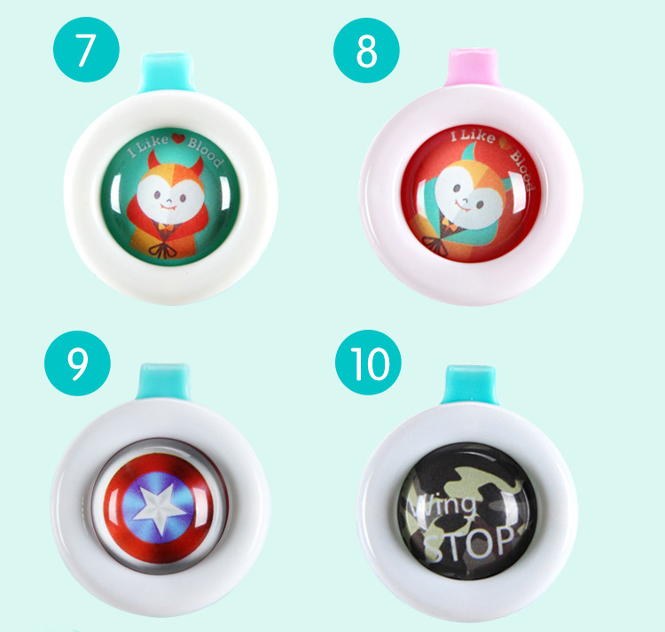 卡通闪光驱蚊手环 夜光防蚊手表驱蚊贴儿童发光手表驱蚊扣地摊详情7