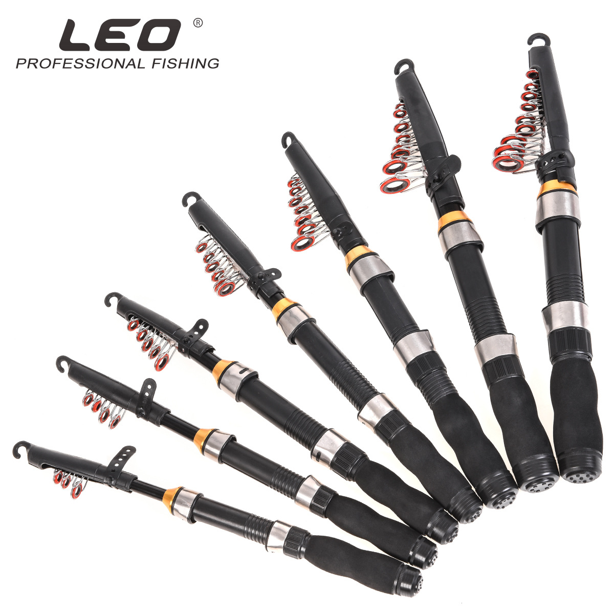 28049 LEO [Black Ultra-Short and Small Sea Fishing Rod] Mini sea fishing rod, Lure Ice Fishing rod Cross-border wholesale pic 7