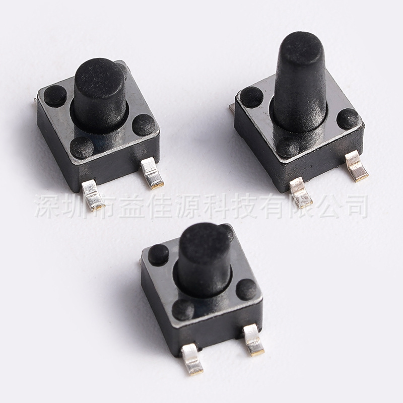 Micro touch switch, microswitch, 4.5*4.5 surface mount, 3.8H-12H multiple height specifications, touch surface mount pic 3