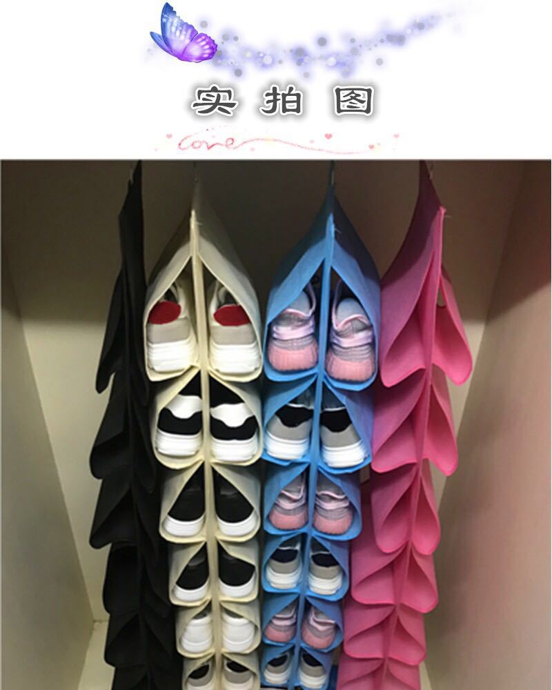 New non-woven fabric storage bags are directly supplied by the manufacturer. We offer multi-color and large-capacity shoe storage hanging bags and wholesale home storage bags pic 12