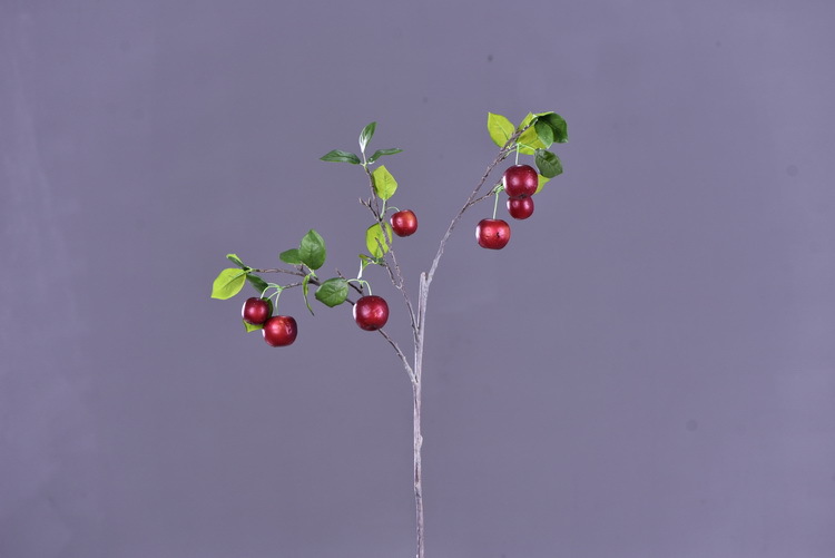 Wholesale of artificial apple branches, multi-leaf home decoration fruit branches, new Chinese-style New Year decoration berries from the manufacturer pic 48