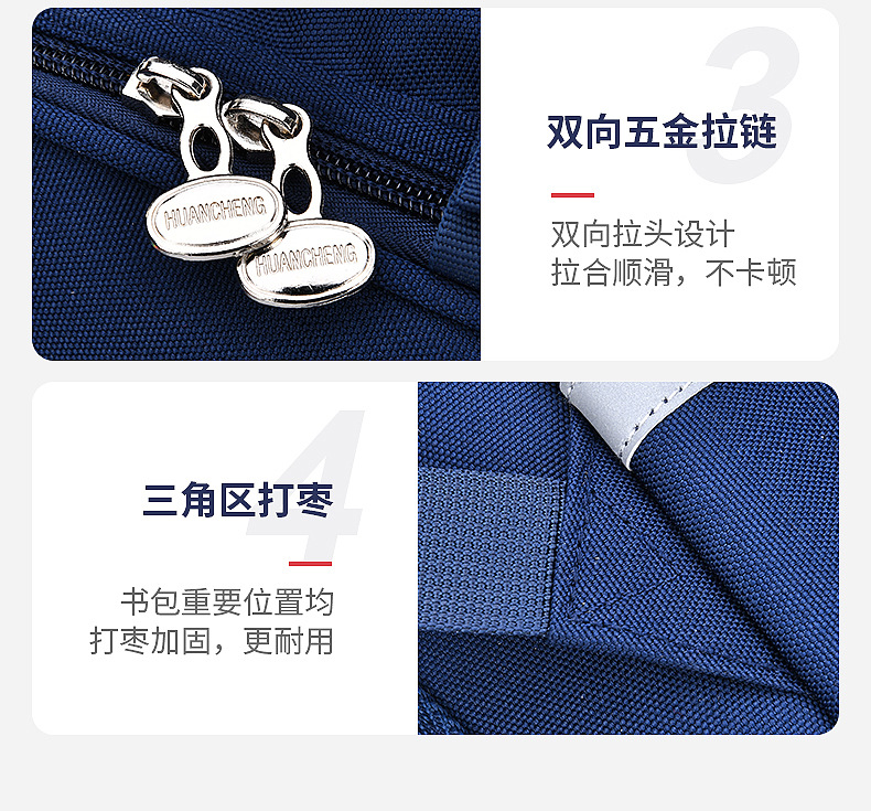 新款儿童防水书包小学生男女儿童1--6年级减负护脊大容量轻便书包详情15