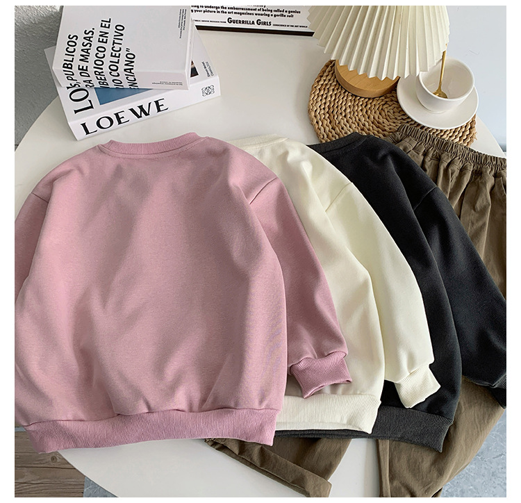 童酷儿童秋装2024湖州织里童装韩版宝宝上衣潮酷字母印花男童卫衣详情11