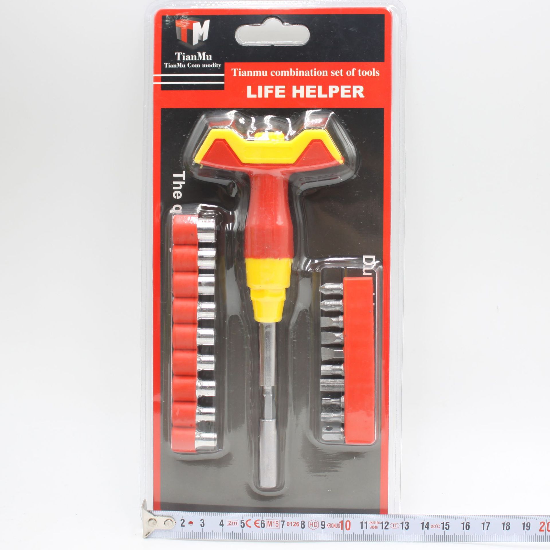 TianMu522 tool 20-piece set, multi-functional screwdriver T-shaped screwdriver set, 10-yuan store wholesale supply pic 2