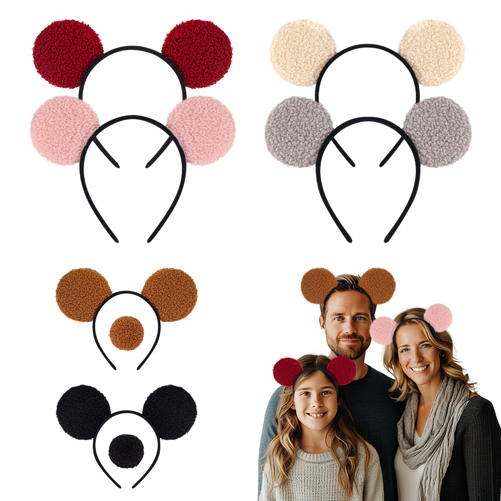 Children perform headwear, small leopard animal headbands, while adults act as party props, headbands and cute headbands pic 9