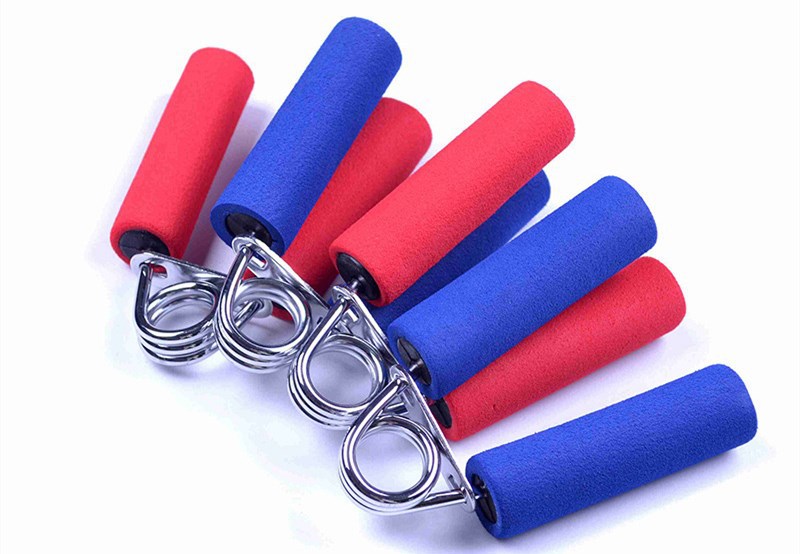Wholesale of foam sponge spring grip strength trainers for easy arm strength training and fitness equipment pic 2