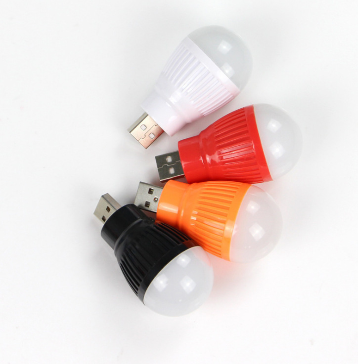 Wholesale USB small bulbs, color LED mini lights, wireless computer power banks, emergency lights, LED small table lamps pic 1