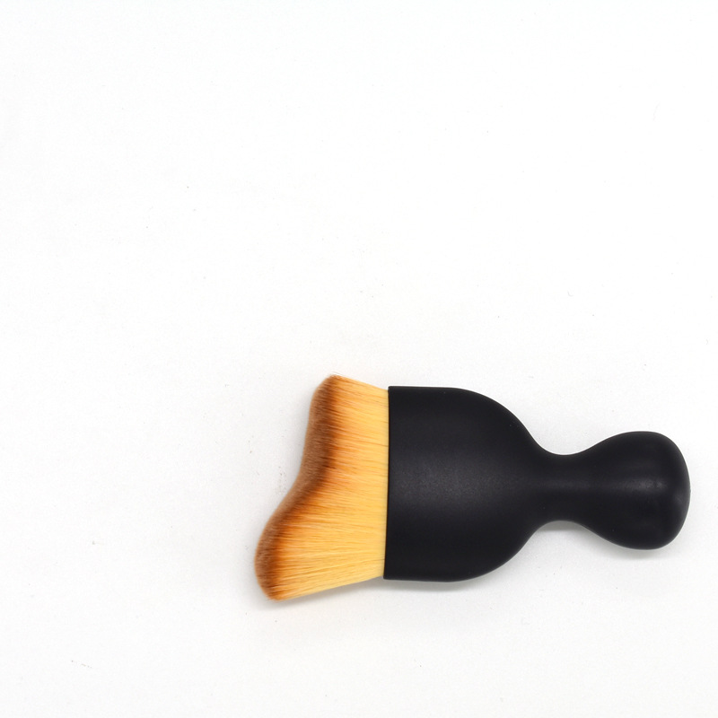 Shenglianqiu Cross-border best-selling Foundation Curve Refresh Single wave makeup brush, portable wine glass brush, foundation brush, contouring brush, contour highlight powder brush, beauty tool pic 2