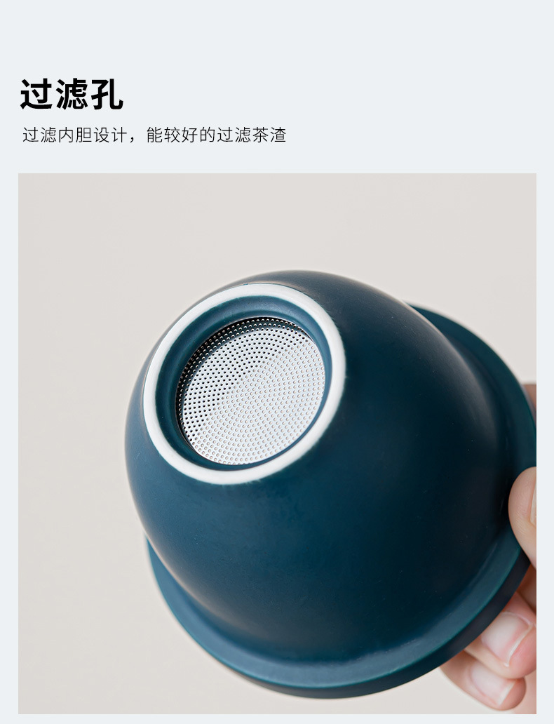 Travel tea set, ceramic express portable, one pot, three cups, business cultural and creative gift, festival souvenir, printed logo pic 15