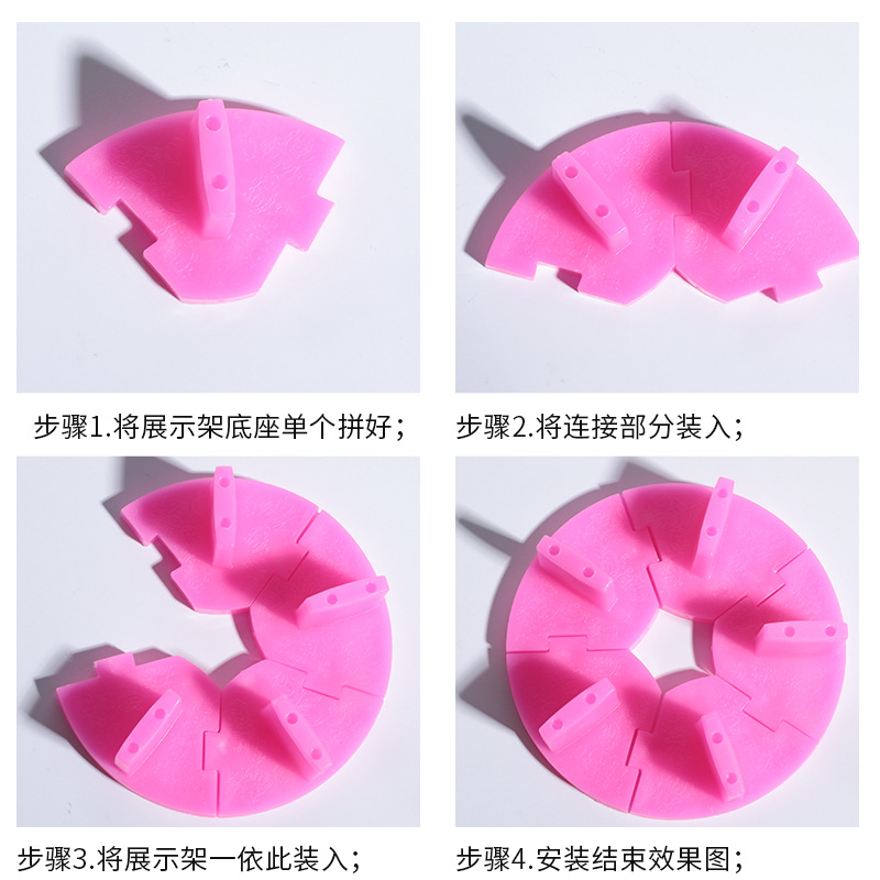 Nail art practice tools: Lotus seat, detachable nail plate bracket, practice stand, nail polish glue, work display stand, shanilak pic 4
